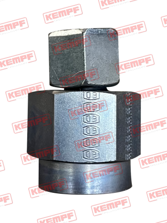 98475 KEMPF Einstellbare Manometerstutzen mit Schaft "S"